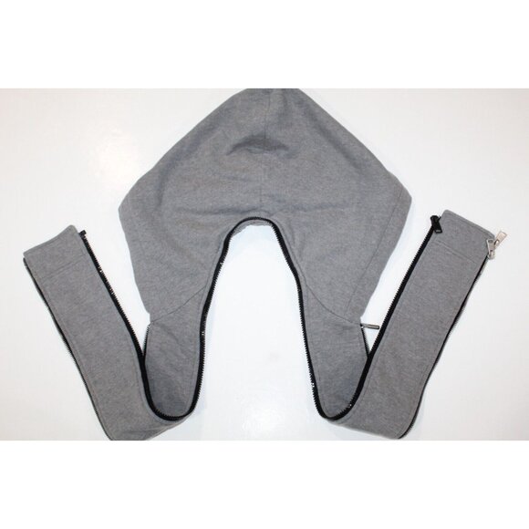 All Saints Allsaints Charter Mix Media Removable Hood for 2 in 1 Biker Jacket - Picture 4 of 4